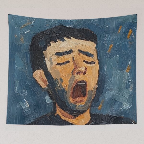 Item preview, Agony | Post-impressionist painting style designed and sold by ComicsFactory.