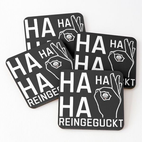 Item preview, Haha Reingegucken hand signals funny designed and sold by MEMES-GER.