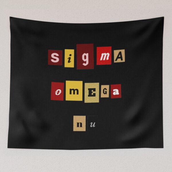 Item preview, Ransom Letters Sigma Omega Nu designed and sold by ThetaSunnies.