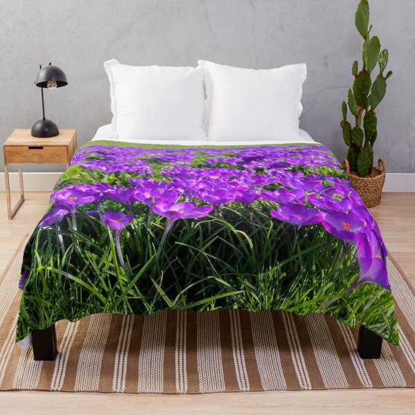 Item preview, Purple Crocus Spring Panorama designed and sold by Violaman.