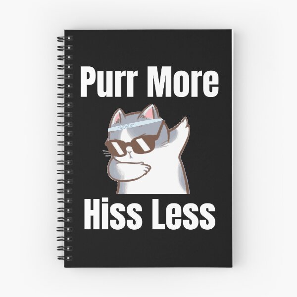 Item preview, Purr More, Hiss Less - Cool Cat Dab Design designed and sold by GooberCats .