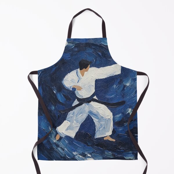 Item preview, Aikido fighter | Post-impressionist painting style designed and sold by ComicsFactory.