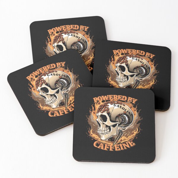 Item preview, Powered by gasoline and caffeine designed and sold by CottonWonders.