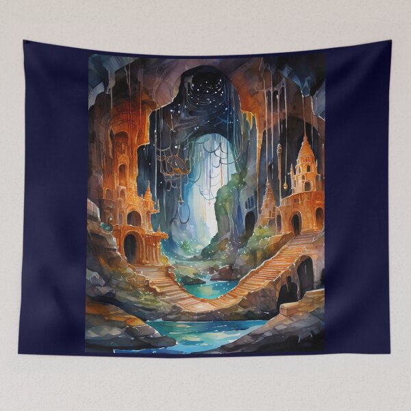 Item preview, Fantasy underground world designed and sold by Rompecabezas.