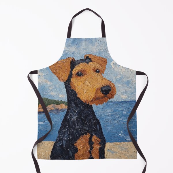 Item preview, Airedale Terrier | Post-impressionist painting style designed and sold by ComicsFactory.