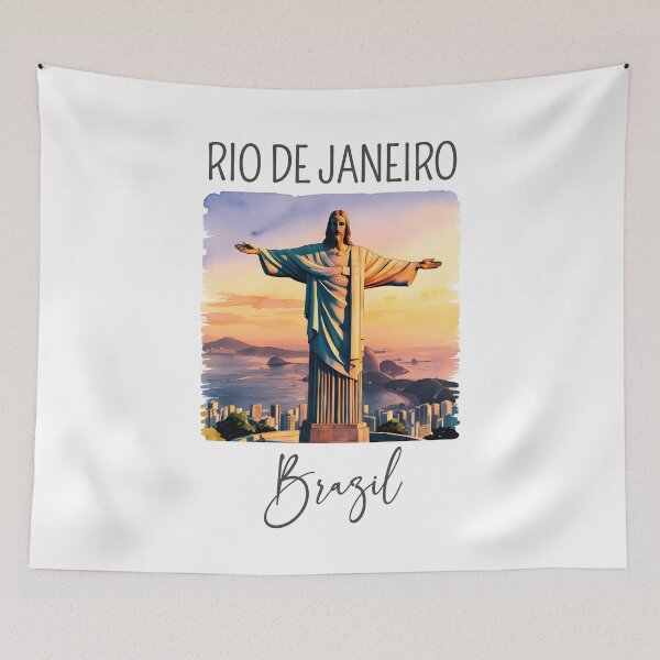 Item preview, A Watercolor Design of Rio de Janeiro - Brazil  designed and sold by Sketch-Shack.