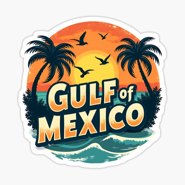 Item preview, Gulf of Mexico retro vintage designed and sold by Waseemkhan86.