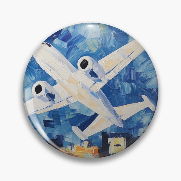 Item preview, Airplane | Post-impressionist painting style designed and sold by ComicsFactory.