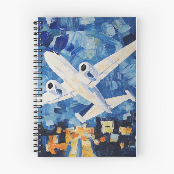 Item preview, Airplane | Post-impressionist painting style designed and sold by ComicsFactory.