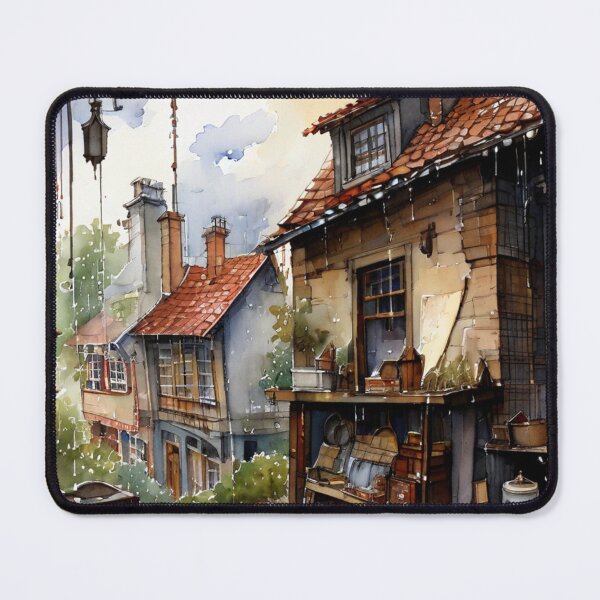 Item preview, Cozy village designed and sold by Rompecabezas.