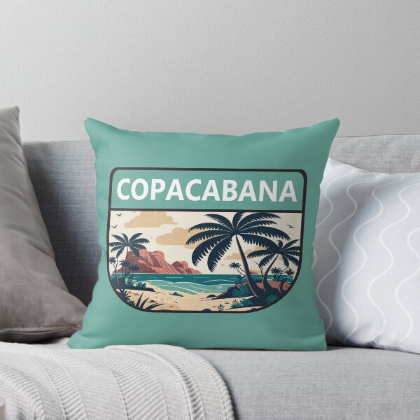 Item preview, Copacabana Beach Brazil Retro Emblem designed and sold by KrisSidDesigns.