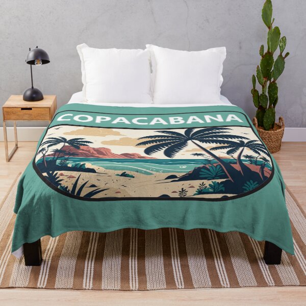 Item preview, Copacabana Beach Brazil Retro Emblem designed and sold by KrisSidDesigns.