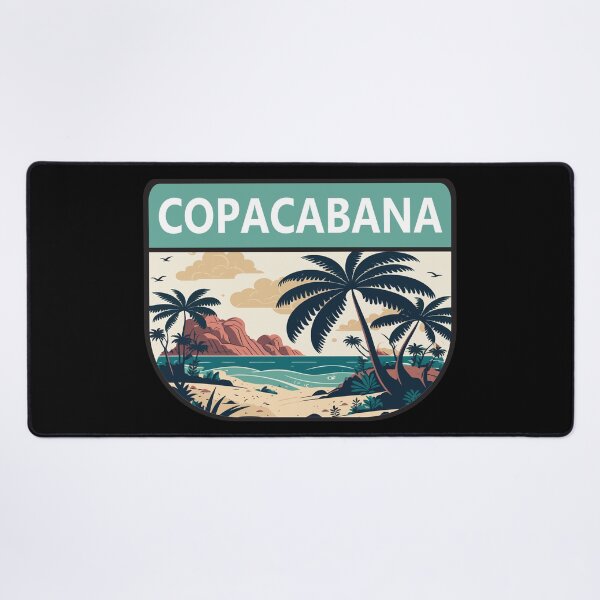 Item preview, Copacabana Beach Brazil Retro Emblem designed and sold by KrisSidDesigns.