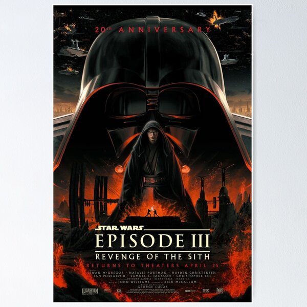 Aperçu de l'œuvre 20e anniversaire de Star Wars, la revanche des Sith créée et vendue par socrazy3.