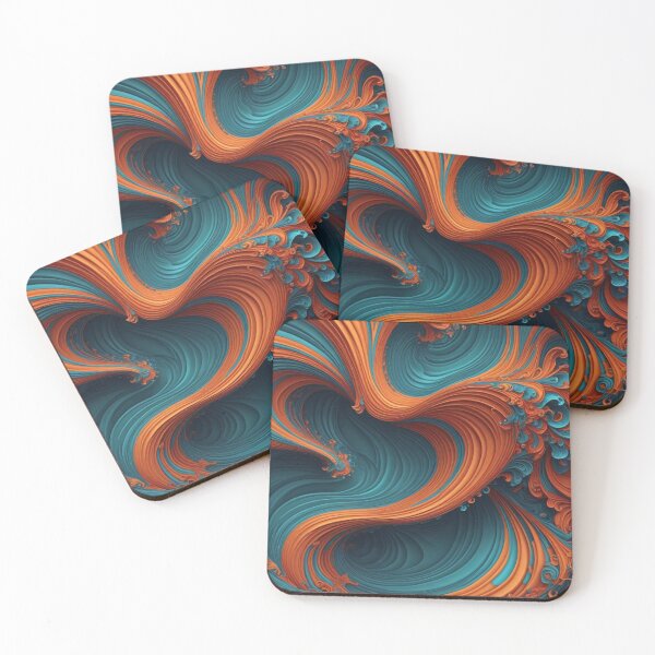 Item preview, Dreamlike Fractal Fusion of Colors designed and sold by Harmonic_Layers.