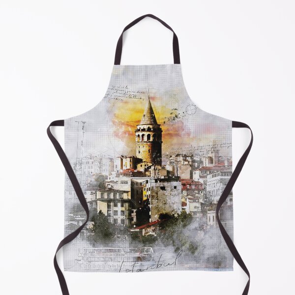 Item preview, Istanbul Skyline Art - Historical City Illustration as Poster & more designed and sold by traxim.