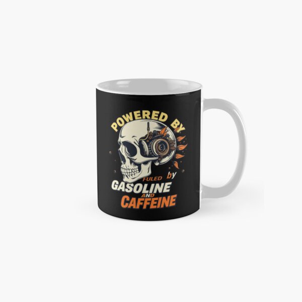 Item preview, Powered by gasoline and caffeine designed and sold by CottonWonders.