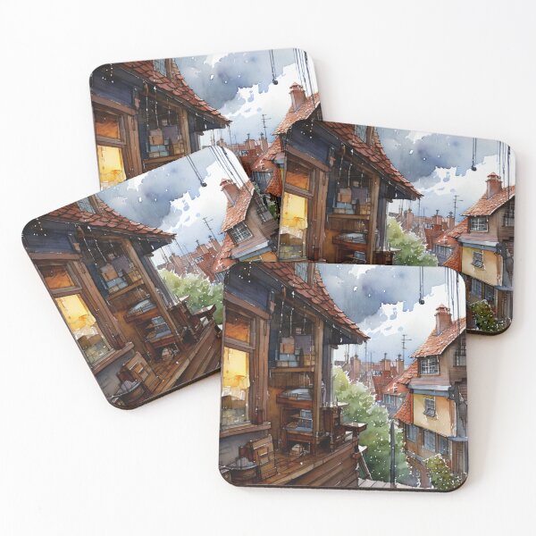 Item preview, Roofs village designed and sold by Rompecabezas.