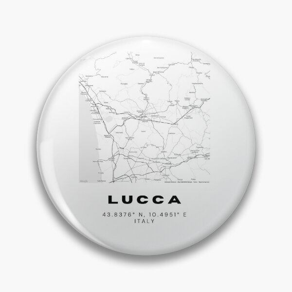 Item preview, Minimalist Lucca Map Art - Italy City Coordinates Design designed and sold by RM-Journey.