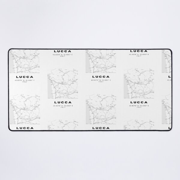 Item preview, Minimalist Lucca Map Art - Italy City Coordinates Design designed and sold by RM-Journey.
