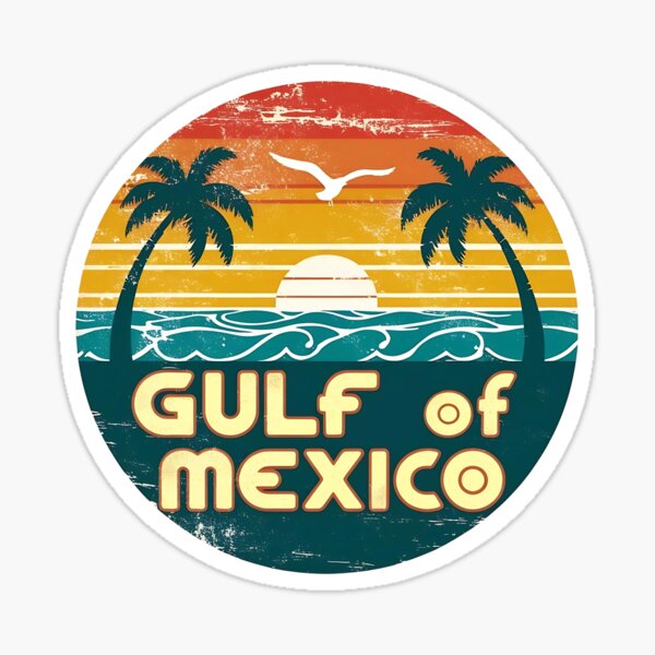 Item preview, Gulf of Mexico  retro vintage designed and sold by Waseemkhan86.