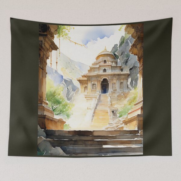 Item preview, Path to the temple designed and sold by Rompecabezas.