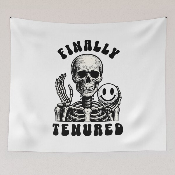 Item preview, Finally Tenured | Tenured Teacher | Tenured Professor | Associate Professor | Tenured AF | Tenure Gift | Teacher Tenure designed and sold by jadedscientist.