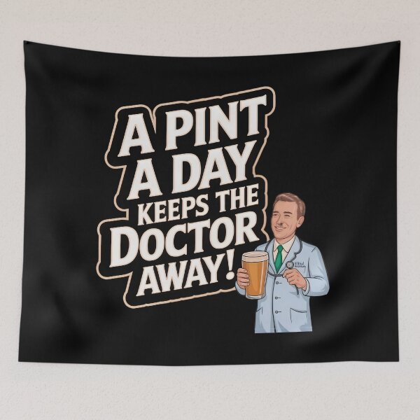 Item preview, A Pint A Day Keeps The Doctors Away  designed and sold by OliDesigns.