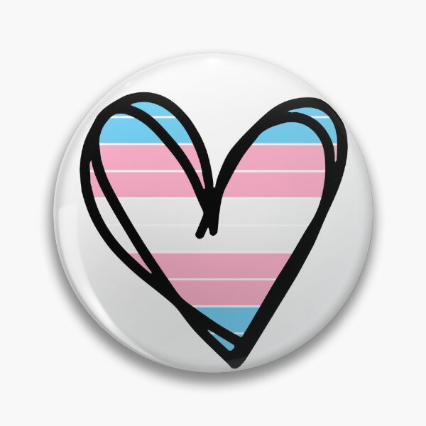 Item preview, Trans Heart Trans Rights Human Rights Black designed and sold by InclusivePrints.