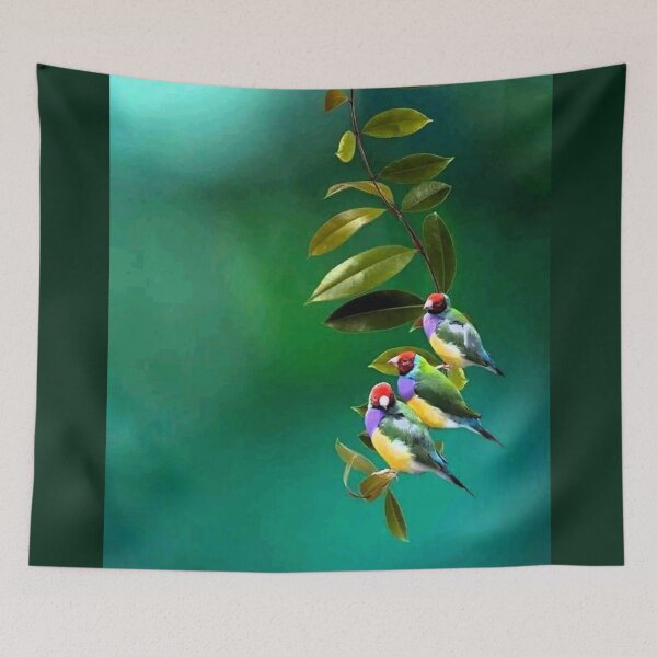 Item preview, Gouldian finch designed and sold by ritusdesigns.
