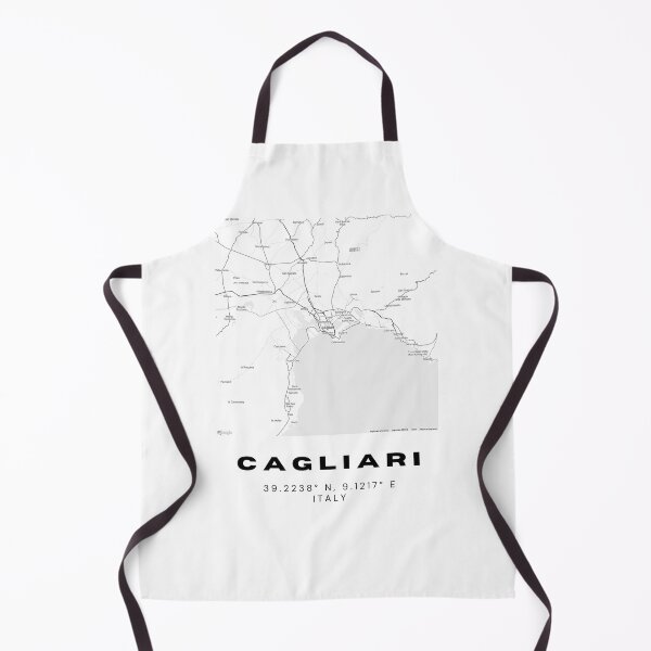 Item preview, Minimalist Cagliari Map Art - Italy City Coordinates Design designed and sold by RM-Journey.