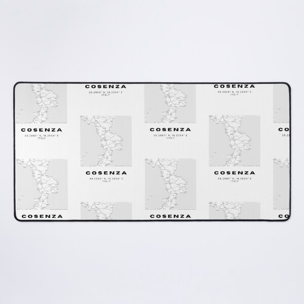 Item preview, Minimalist Cosenza Map Art - Italy City Coordinates Design designed and sold by RM-Journey.