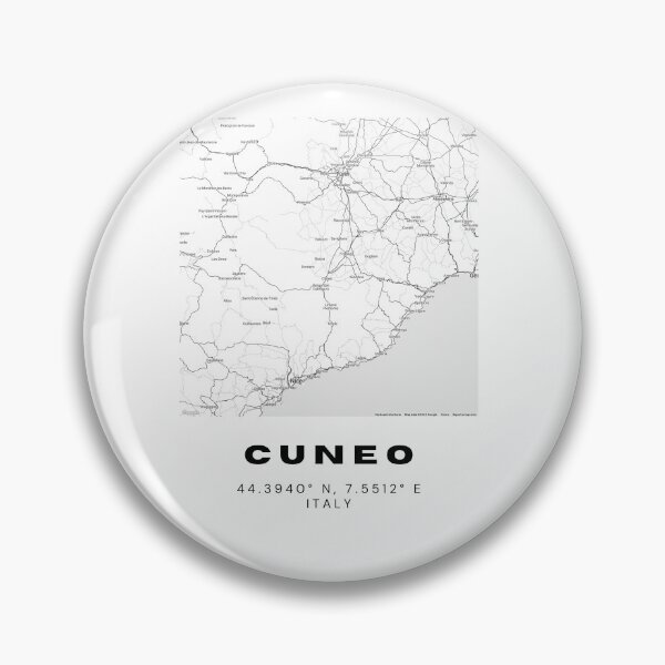 Item preview, Minimalist Cuneo Map Art - Italy City Coordinates Design designed and sold by RM-Journey.