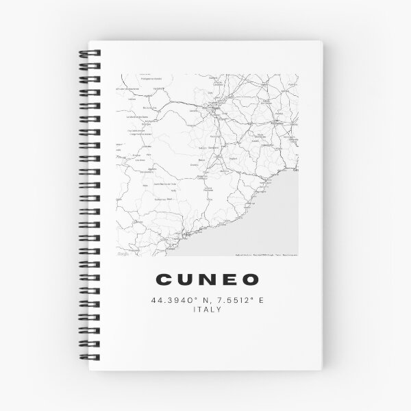 Item preview, Minimalist Cuneo Map Art - Italy City Coordinates Design designed and sold by RM-Journey.