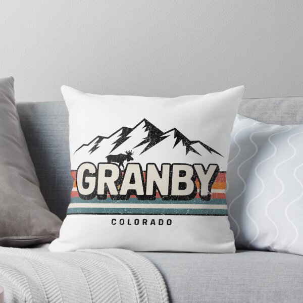 Item preview, Granby Colorado Retro Mountain Moose Design designed and sold by EpochFusion.