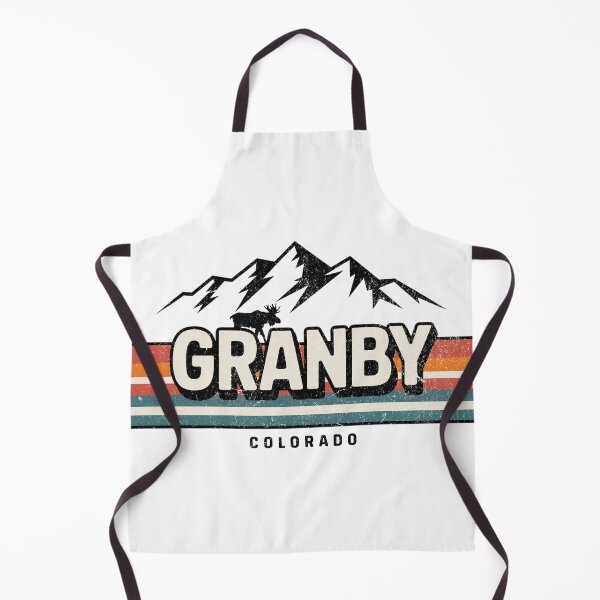 Item preview, Granby Colorado Retro Mountain Moose Design designed and sold by EpochFusion.