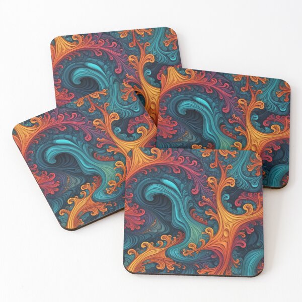 Item preview, Cosmic Swirls of Fire and Ocean designed and sold by Harmonic_Layers.
