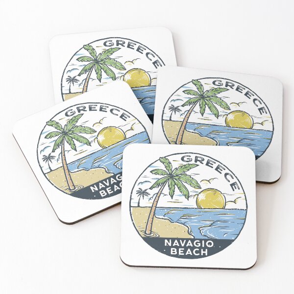 Item preview, Navagio Beach Greece Vintage designed and sold by KrisSidDesigns.