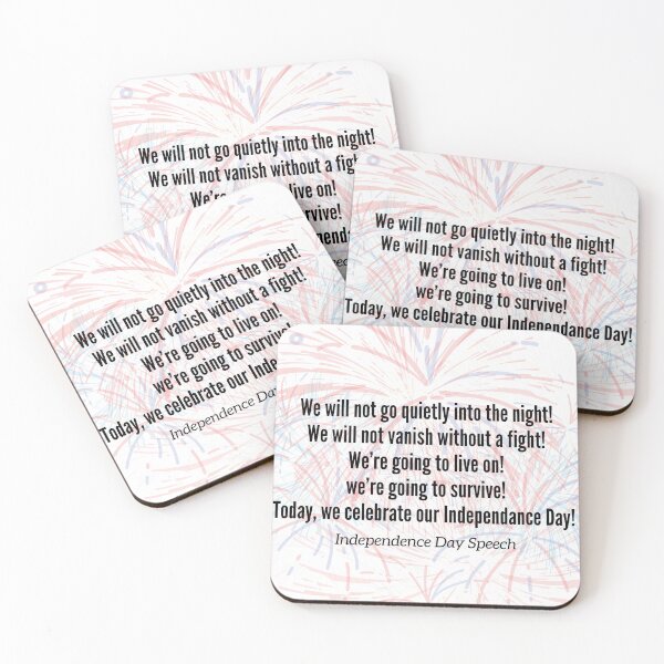 Item preview, Independence Day Speech designed and sold by NJ-Fishbowl.
