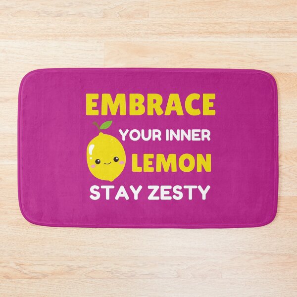 Item preview, Embrace Your Inner Lemon Stay Zesty Funny Fruit Pun designed and sold by StudioTina.