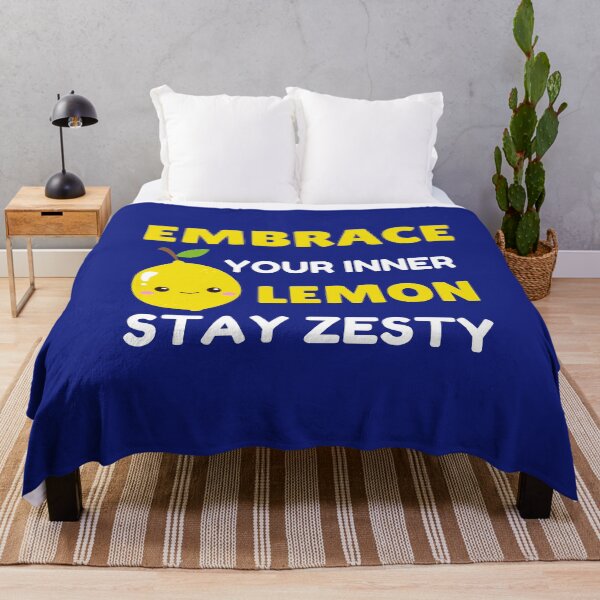 Item preview, Embrace Your Inner Lemon Stay Zesty Funny Fruit Pun designed and sold by StudioTina.