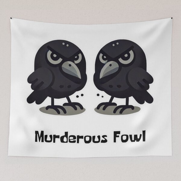 Item preview, Murderous Fowl designed and sold by XYZish.