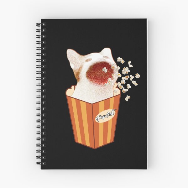 Item preview, POPCAT POPCORN CAT MEME designed and sold by justyna-s28.