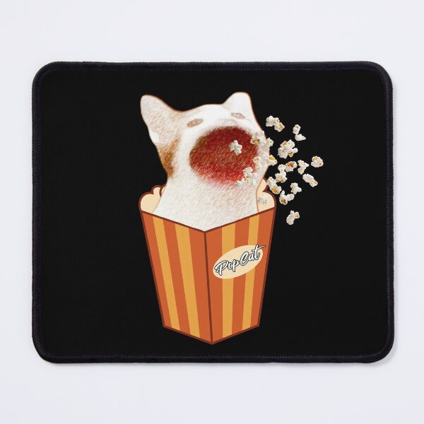 Aperçu de l'œuvre POPCAT POPCORN CHAT MÈME créée et vendue par justyna-s28.
