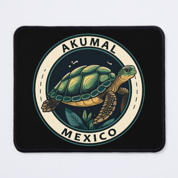 Item preview, Akumal Mexico Turtle Badge designed and sold by KrisSidDesigns.