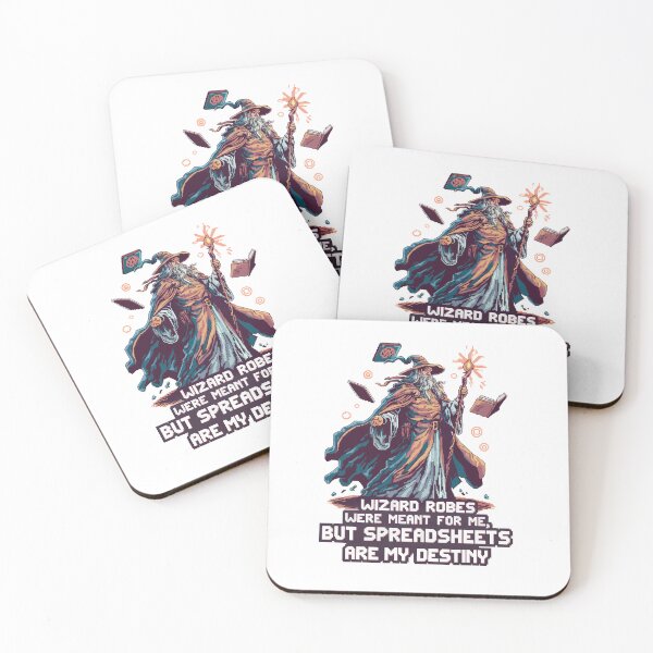 Item preview, Corporate Mage Energy: ‘Wizard Robes Were Meant For Me’ Sticker designed and sold by skiprender.