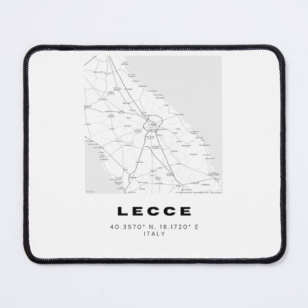 Item preview, Minimalist Lecce Map Art - Italy City Coordinates Design designed and sold by RM-Journey.