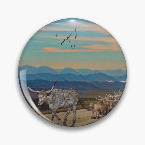 Item preview, Cattle Drive Highway Longhorns designed and sold by oz10.
