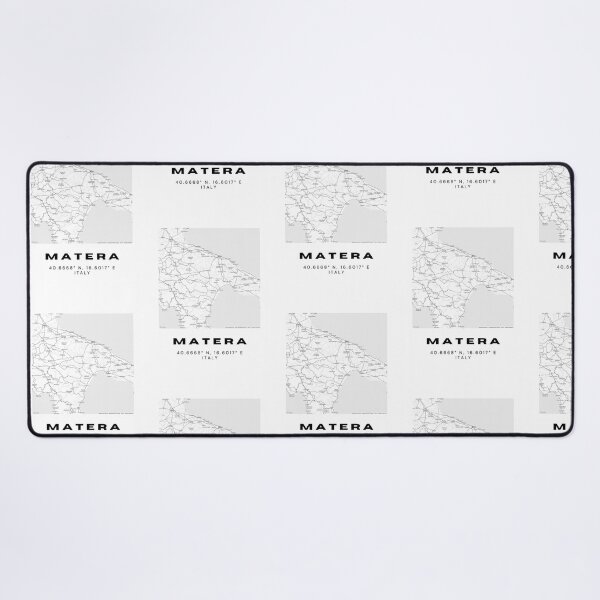 Item preview, Minimalist Matera Map Art - Italy City Coordinates Design designed and sold by RM-Journey.