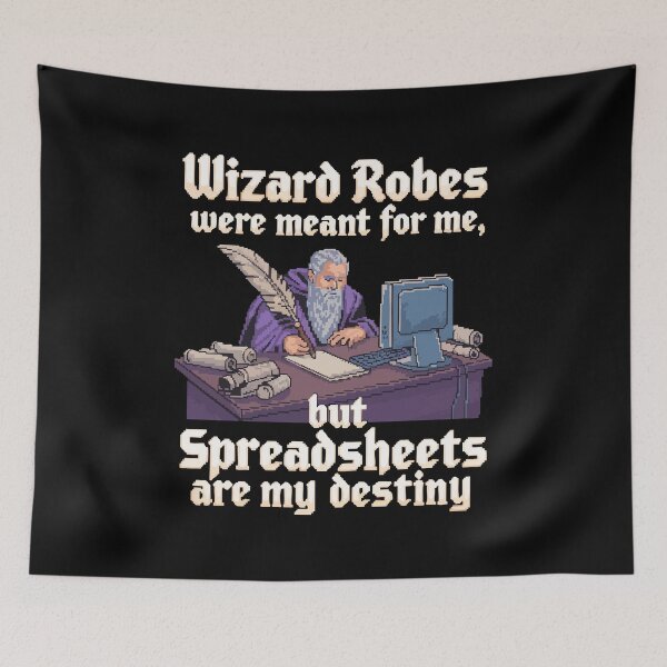 Item preview, Wizard Robes > Office Suits — Funny RPG Gamer T-Shirt designed and sold by skiprender.